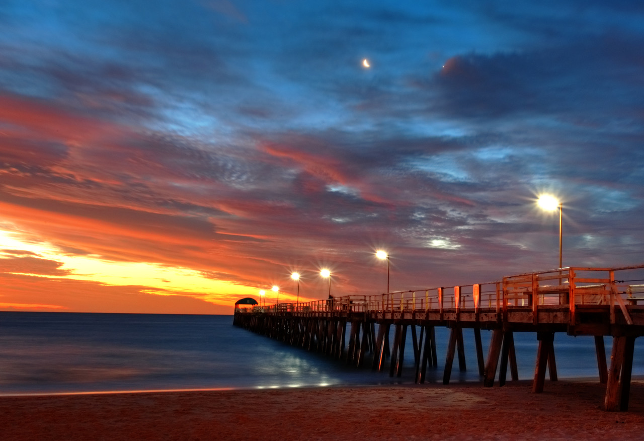 Sunset Jetties & Beaches Tour Adelaide Henley Beach Jetty